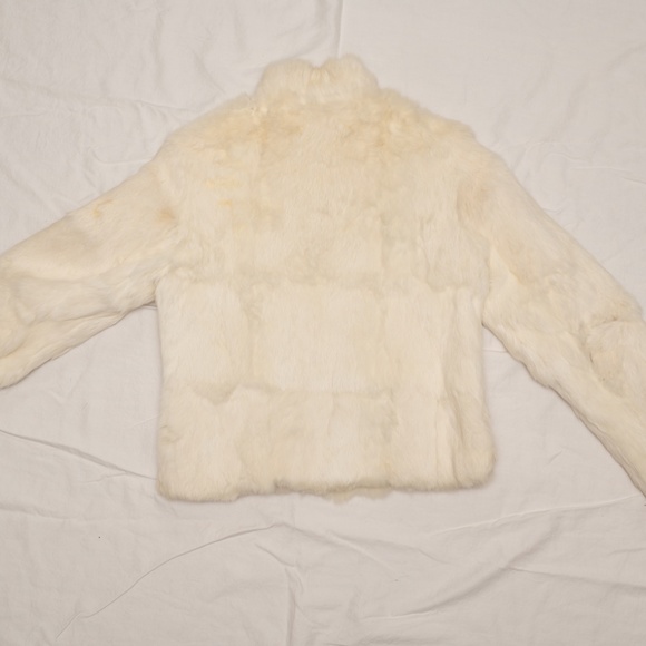 Reversible Seduction Rabbit Fur Coat - Picture 2 of 5